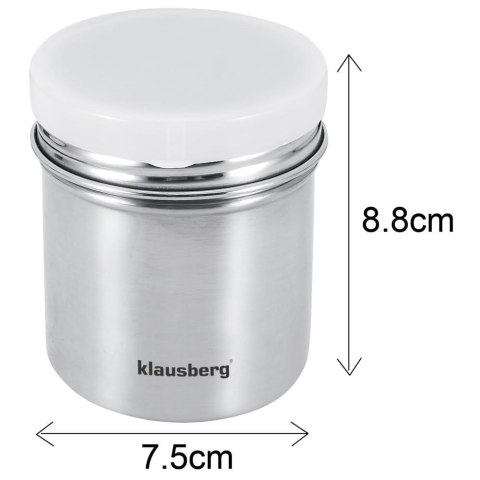 POJEMNIK SHAKER DO POSYPYWANIA CUKRU 260ML KLAUSBERG KB-7645