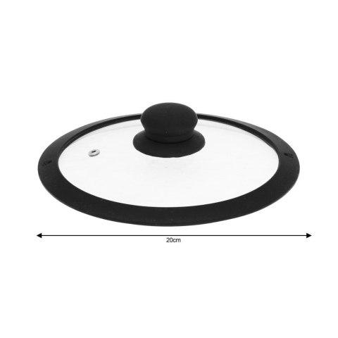 POKRYWKA SZKLANA 20CM KINGHOFF KH-1275