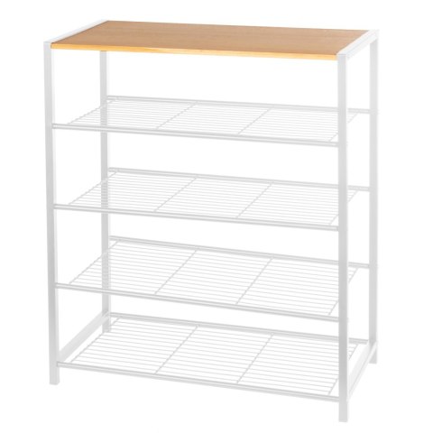 PÓŁKA REGAŁ STOJAK NA BUTY 5-POZIOMOWA 80X30X73CM BRUNBESTE BB-3559