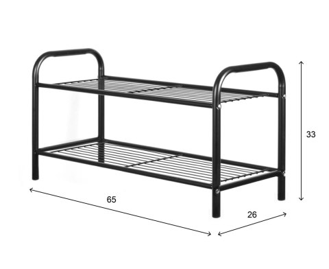 PÓŁKA REGAŁ STOJAK NA BUTY 65 X 33 X 26CM BRUNBESTE BB-2595