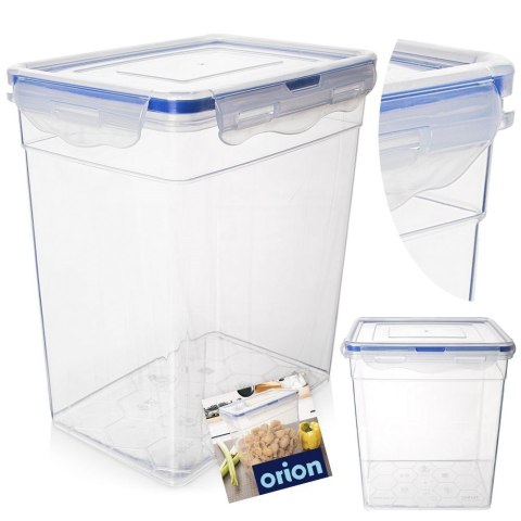 Pojemnik PLASTIKOWY na żywność z pokrywką i uszczelką 3L ORION 127179