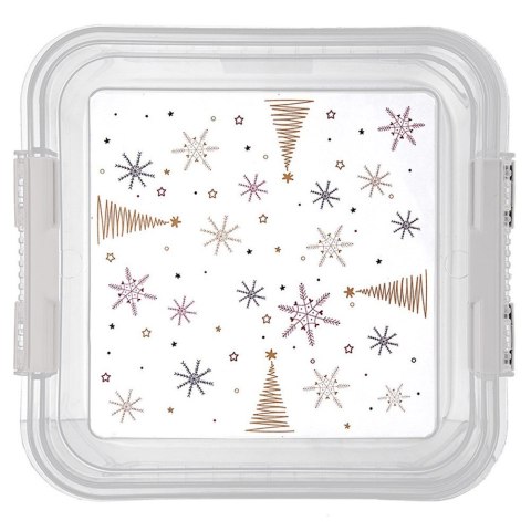 Pojemnik plastikowy na żywność jedzenie z pokrywką PŁATEK 4.5L ORION 127198