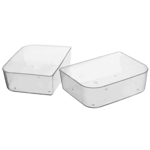 Pojemnik plastikowy na żywność z pokrywką i uszczelką dzielony 1L ORION 127156