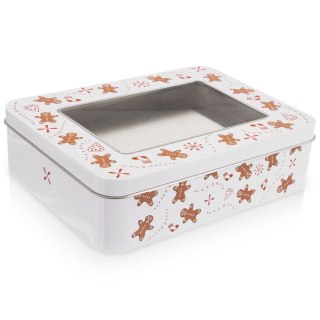 Pojemnik pudełko na ciastka ciasteczka metalowa puszka PIERNICZEK 18x14.5x5 cm ORION 127576