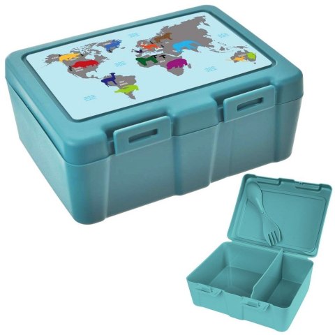 Pojemnik śniadaniowy na śniadanie żywność lunch box przegródki świat 1L ORION 154036