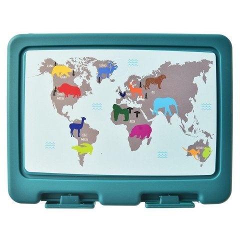 Pojemnik śniadaniowy na śniadanie żywność lunch box przegródki świat 1L ORION 154036