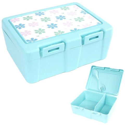 Pojemnik śniadaniowy na śniadanie żywność lunch box ze sztućcami 1L ORION 154035