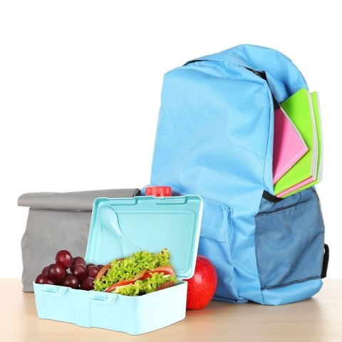 Pojemnik śniadaniowy na śniadanie żywność lunch box ze sztućcami 1L ORION 154035