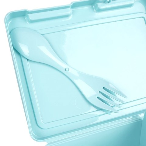 Pojemnik śniadaniowy na śniadanie żywność lunch box ze sztućcami 1L ORION 154035