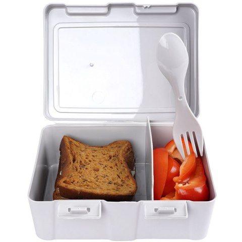 Pojemnik śniadaniowy na śniadanie żywność lunch box ze sztućcami SERCE 1L ORION 154038