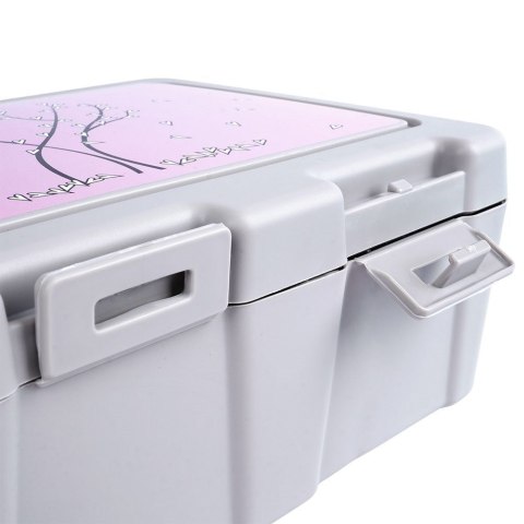 Pojemnik śniadaniowy na śniadanie żywność lunch box ze sztućcami SERCE 1L ORION 154038