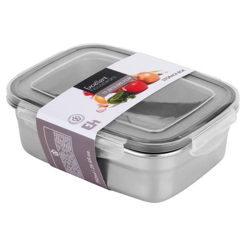 Pojemnik stalowy na żywność z pokrywką i uszczelką 700 ml EXCELLENT HOUSEWARE 229213