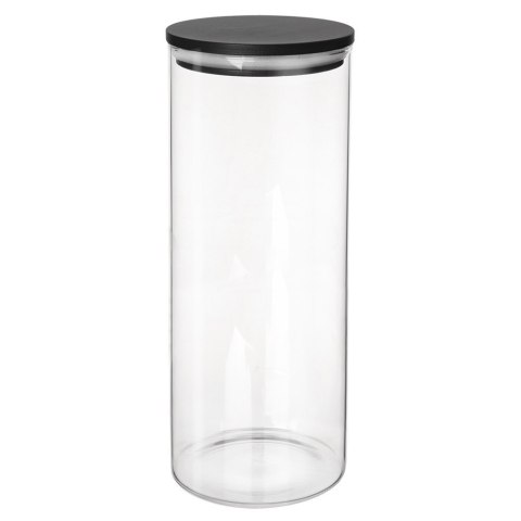 Pojemnik szklany na produkty sypkie suche z pokrywką i uszczelką 1.2L ORION 127580