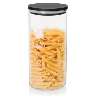Pojemnik szklany na produkty sypkie suche z pokrywką i uszczelką 980 ml ORION 127579