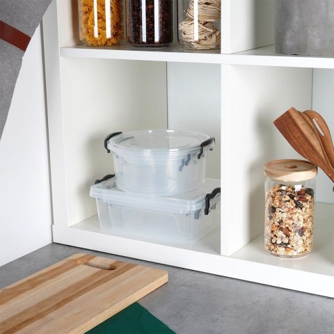 Pojemniki plastikowe na żywność z pokrywką 0.6/1.2/2L 3 sztuki ORION 126025