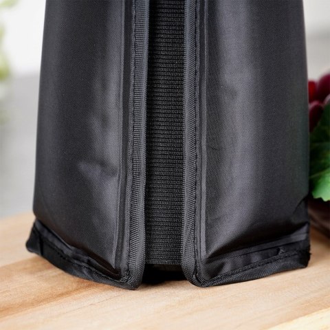 Pokrowiec chłodzący na wino butelkę wina do butelek cooler czarny 22 cm EXCELLENT HOUSEWARE 124504