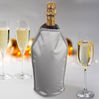 Pokrowiec chłodzący na wino butelkę wina do butelek cooler srebrny ORION 780130