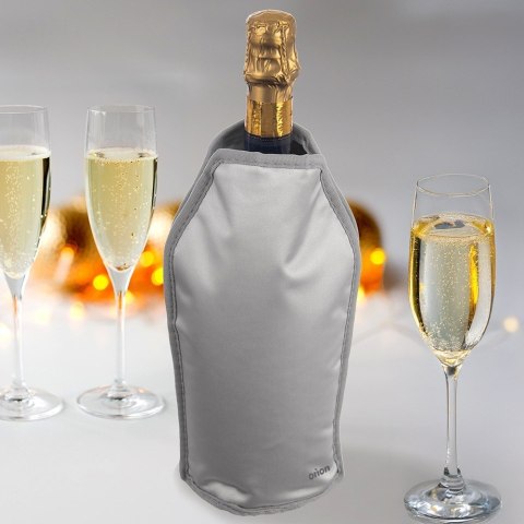 Pokrowiec chłodzący na wino butelkę wina do butelek cooler srebrny ORION 780130
