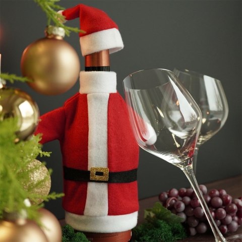 Pokrowiec na wino butelkę wina butelki do butelek świąteczny Mikołaj ORION 839004