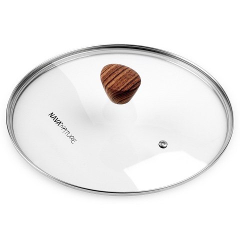 Pokrywka szklana uniwersalna do garnka patelni NATURE 26cm NAVA 10-144-153