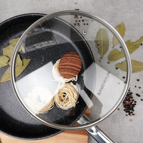 Pokrywka szklana uniwersalna do garnka patelni NATURE 26cm NAVA 10-144-153