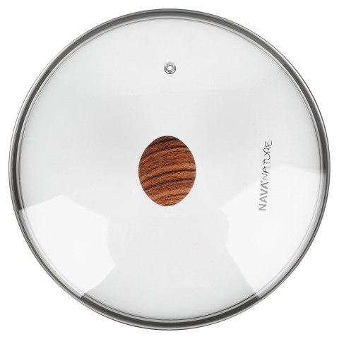 Pokrywka szklana uniwersalna do garnka patelni NATURE 26cm NAVA 10-144-153
