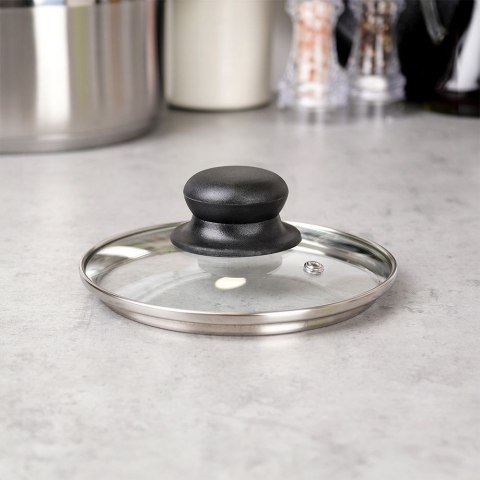 Pokrywka szklana żaroodporna do garnka garnków patelni 14cm VILDE 199021