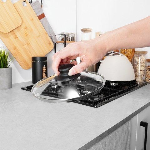 Pokrywka szklana żaroodporna do garnka garnków patelni 16cm VILDE 199022