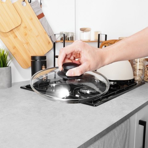 Pokrywka szklana żaroodporna do garnka garnków patelni 20cm VILDE 199024