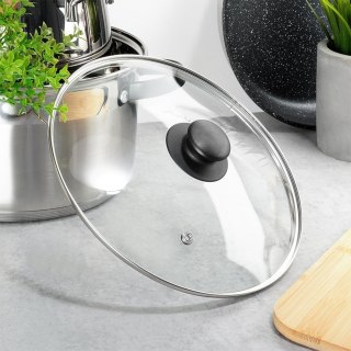Pokrywka szklana żaroodporna do garnka garnków patelni 24cm VILDE 199026