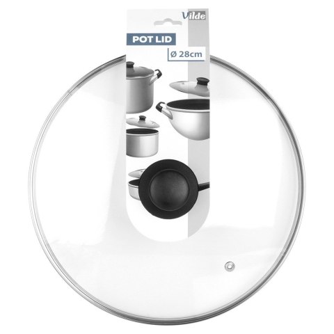 Pokrywka szklana żaroodporna do garnka garnków patelni 28cm VILDE 199028