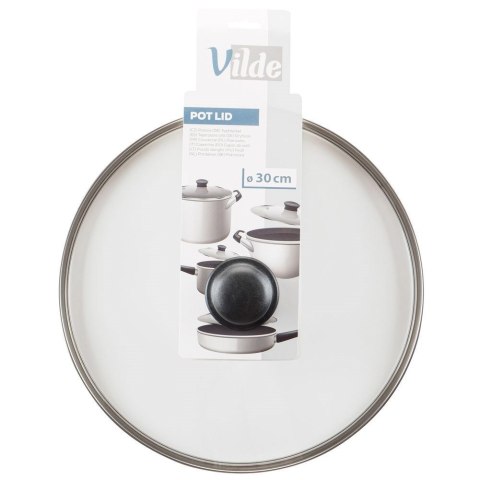 Pokrywka szklana żaroodporna do garnka garnków patelni 30cm VILDE 199029