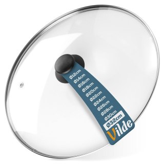 Pokrywka szklana żaroodporna do garnka garnków patelni 32cm VILDE 199030