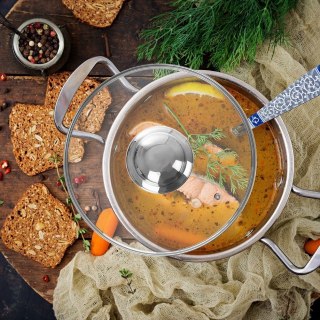 Pokrywka szklana żaroodporna do garnka patelni garnków 16cm ORION 122576