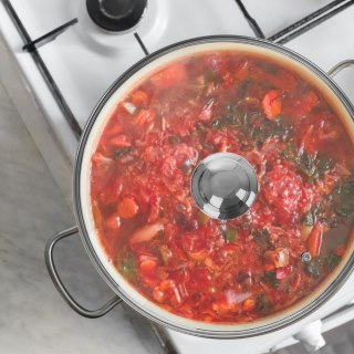 Pokrywka szklana żaroodporna do garnka patelni garnków 26cm ORION 122581