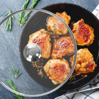 Pokrywka szklana żaroodporna do garnka patelni garnków 32cm ORION 126322