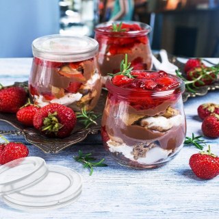 Pokrywki do słoika na jogurt 5.5 cm pokrywka 12 sztuk ORION 154109