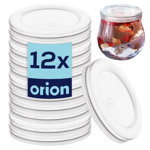 Pokrywki do słoika na jogurt 6.2 cm pokrywka 12 sztuk ORION 154110
