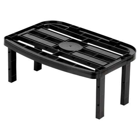 Półka kuchenna czarna organizer na blat 31x22x14.5 / 11.5cm VILDE 229206