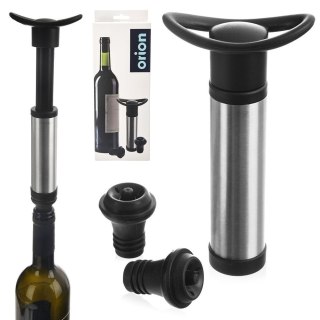 Pompka próżniowa do wina z zatyczką korkiem 3 elementy ORION 143302