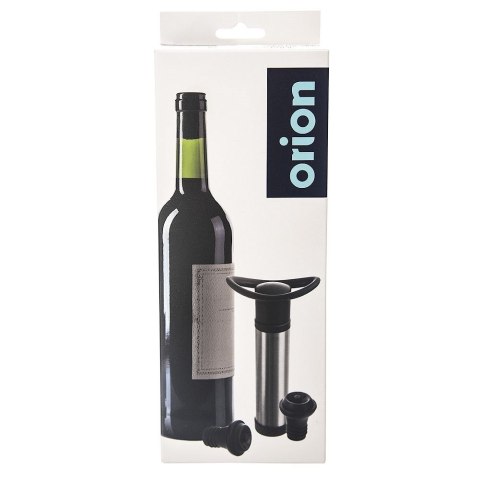 Pompka próżniowa do wina z zatyczką korkiem 3 elementy ORION 143302