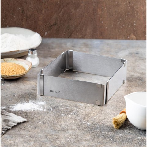 REGULOWANA FORMA DO CIASTA 28-15 X 5CM TORTOWNICA RANT CUKIERNICZY KINGHOFF KH-1906