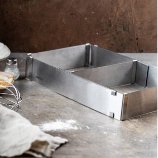 REGULOWANA FORMA DO CIASTA 34-52 X 27-18,5 X 5CM TORTOWNICA RANT CUKIERNICZY KINGHOFF KH-1907