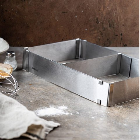 REGULOWANA FORMA DO CIASTA 34-52 X 27-18,5 X 5CM TORTOWNICA RANT CUKIERNICZY KINGHOFF KH-1907