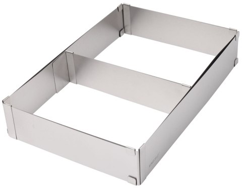 REGULOWANA FORMA DO CIASTA 34-52 X 27-18,5 X 5CM TORTOWNICA RANT CUKIERNICZY KINGHOFF KH-1907