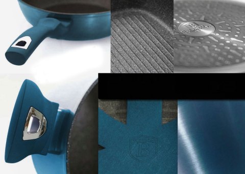 RONDEL 1.3L 16CM BERLINGER HAUS METALLIC AQUAMARINE BH-1874