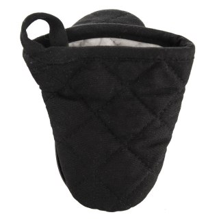 Rękawica kuchenna bawełniana czarna z magnesem 15cm ORION 153905