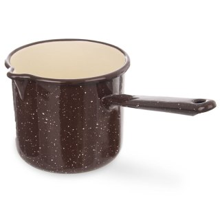 Rondel emaliowany brązowy mały BROWN 12 cm 1.2L ORION 113165