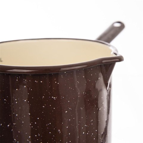 Rondel emaliowany brązowy mały BROWN 12 cm 1.2L ORION 113165