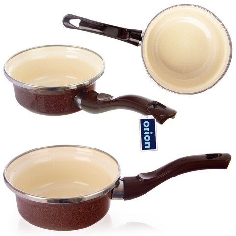 Rondel emaliowany mały BROWN 12 cm 350ml ORION 113326